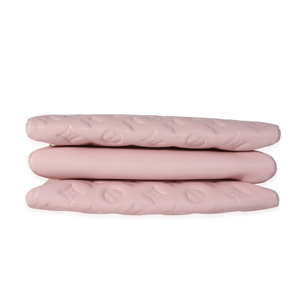 Louis Vuitton Rose Pink Monogram Embossed Lambskin Coussin PM - Picture 5 of 7